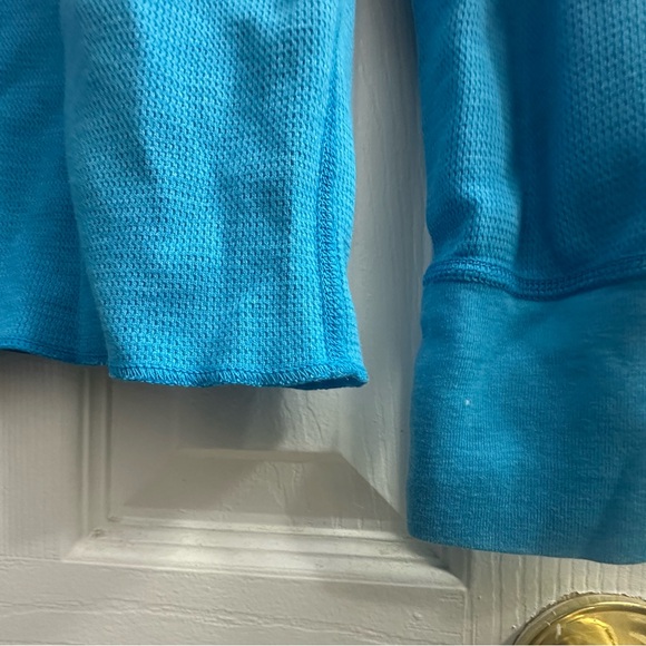 Aviator Nation Turquoise Shirt with Neon Yellow Print Carpe Diem size Large - Picture 5 of 5